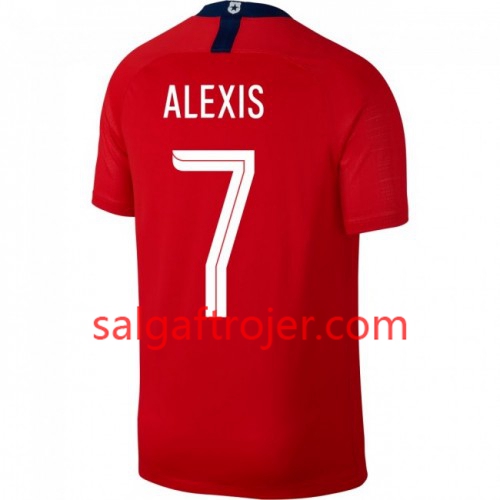 Chile Fodboldtrøjer Alexis Sanchez 7 Hjemmebanesæt Copa América 2019 Kort ærmer Chile Fodboldtrøjer Alexis Sanchez 7 Hjemmebanesæt Copa América 2019 Kort ærmer